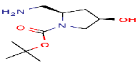tert-butyl(2R,4R)-2-(aminomethyl)-4-hydroxypyrrolidine-1-carboxylate图片