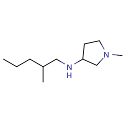 1-methyl-N-(2-methylpentyl)pyrrolidin-3-amine图片