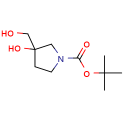 tert-butyl3-hydroxy-3-(hydroxymethyl)pyrrolidine-1-carboxylate图片