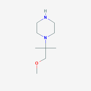 1-(1-methoxy-2-methylpropan-2-yl)piperazine图片