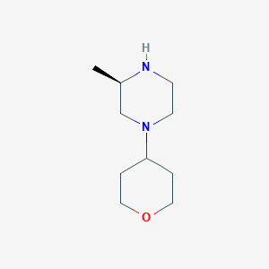 (R)-3-Methyl-1-(tetrahydro-pyran-4-yl)-piperazine图片