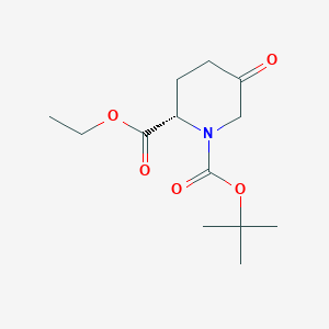 1-tert-butyl2-ethyl(2S)-5-oxopiperidine-1,2-dicarboxylate图片