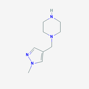 1-[(1-Methyl-1H-pyrazol-4-yl)methyl]piperazine图片