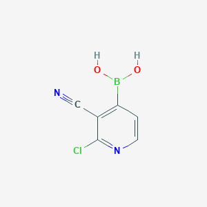 (2-chloro-3-cyanopyridin-4-yl)boronicacid图片