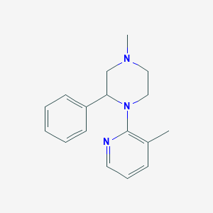 4-Methyl-1-(3-methyl-2-pyridinyl)-2-phenylpiperazine图片