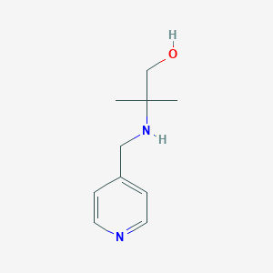 2-methyl-2-{[(pyridin-4-yl)methyl]amino}propan-1-ol图片