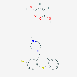 1-Methyl-4-(3-methylsulfanyl-5,6-dihydrobenzo[b][1]benzothiepin-5-yl)piperazine Maleate图片