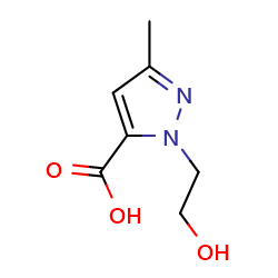 1-(2-hydroxyethyl)-3-methyl-1H-pyrazole-5-carboxylicacid图片