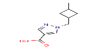 1-[(3-methylcyclobutyl)methyl]-1H-pyrazole-4-carboxylicacid图片