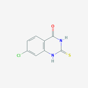 7-chloro-2-sulfanyl-3,4-dihydroquinazolin-4-one图片