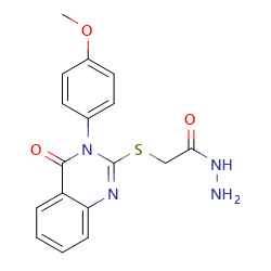 2-{[3-(4-methoxyphenyl)-4-oxo-3,4-dihydroquinazolin-2-yl]sulfanyl}acetohydrazide图片