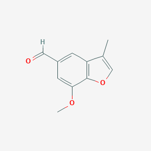7-methoxy-3-methyl-1-benzofuran-5-carbaldehyde图片