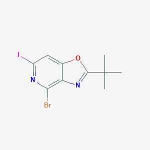 4-Bromo-2-(tert-butyl)-6-iodooxazolo[4,5-c]pyridine图片