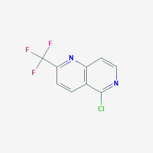 5-chloro-2-(trifluoromethyl)-1,6-naphthyridine图片