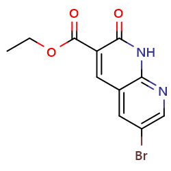 ethyl6-bromo-2-oxo-1,2-dihydro-1,8-naphthyridine-3-carboxylate图片