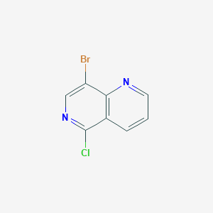 8-bromo-5-chloro-1,6-naphthyridine图片