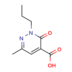 6-methyl-3-oxo-2-propyl-2,3-dihydropyridazine-4-carboxylicacid图片