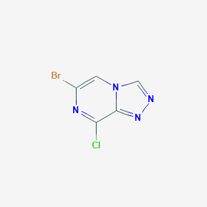 6-bromo-8-chloro-[1,2,4]triazolo[4,3-a]pyrazine图片