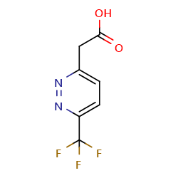 2-[6-(trifluoromethyl)pyridazin-3-yl]aceticacid图片