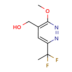 [6-(1,1-difluoroethyl)-3-methoxy-pyridazin-4-yl]methanol图片