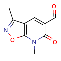 3,7-dimethyl-6-oxo-6H,7H-[1,2]oxazolo[5,4-b]pyridine-5-carbaldehyde图片