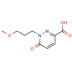 1-(3-methoxypropyl)-6-oxo-1,6-dihydropyridazine-3-carboxylicacid图片