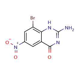 2-amino-8-bromo-6-nitro-1,4-dihydroquinazolin-4-one图片