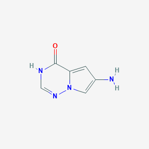 6-amino-3H,4H-pyrrolo[2,1-f][1,2,4]triazin-4-one图片