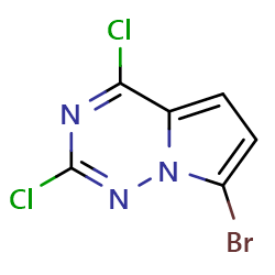 7-Bromo-2,4-dichloropyrrolo[2,1-F][1,2,4]triazine图片