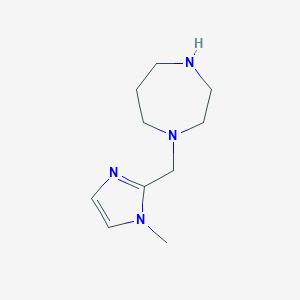 1-[(1-Methyl-1H-imidazol-2-yl)methyl]-1,4-diazepane图片