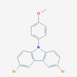 3,6-dibromo-9-(4-methoxyphenyl)-9H-carbazole图片