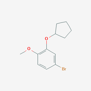 4-Bromo-2-(cyclopentyloxy)-1-methoxybenzene图片