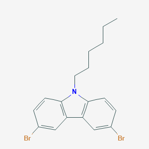 3,6-Dibromo-9-hexyl-9H-carbazole图片
