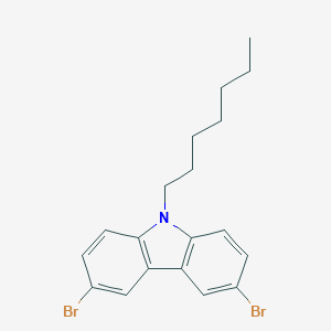 3,6-Dibromo-9-heptyl-9H-carbazole图片