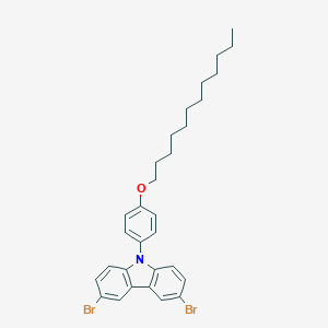 3,6-Dibromo-9-(4-dodecyloxyphenyl)-9H-carbazole图片