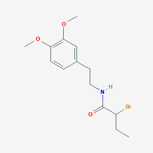 2-bromo-N-[2-(3,4-dimethoxyphenyl)ethyl]butanamide图片