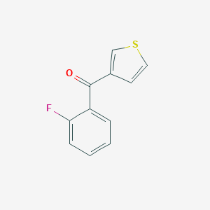 3-(2-Fluorobenzoyl)thiophene图片