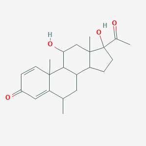 11β,17α-Dihydroxy-6α-methylpregna-1,4-diene-3,20-dione图片