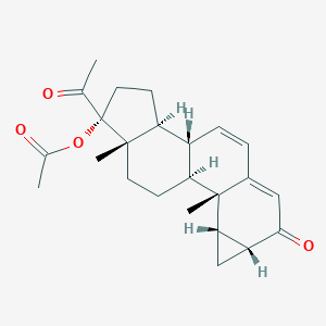 17-Hydroxy-1a,2a-methylenepregna-4,6-diene-3,20-dione acetate图片