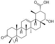 22α-Hydroxy-3-oxo-12-ursen-30-oic acid图片