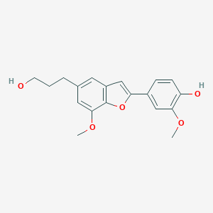 2-(4-Hydroxy-3-methoxyphenyl)-7-methoxy-5-benzofuranpropanol图片