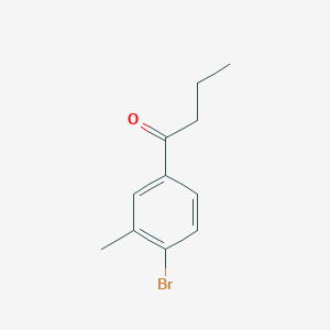 1-(4-Bromo-3-methylphenyl)butan-1-one图片