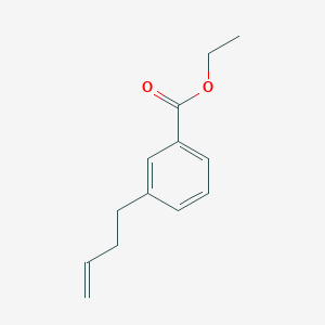 4-(3-Carboethoxyphenyl)-1-butene图片