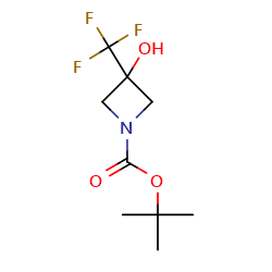 Tert-butyl3-hydroxy-3-(trifluoromethyl)azetidine-1-carboxylate图片