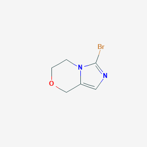 3-bromo-5H,6H,8H-imidazo[4,3-c][1,4]oxazine图片