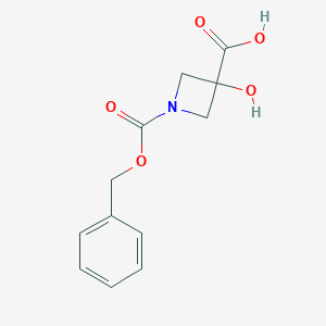 1-[(Benzyloxy)carbonyl]-3-hydroxyazetidine-3-carboxylicacid图片