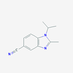 1-Isopropyl-2-methyl-1H-benzo[d]imidazole-5-carbonitrile图片