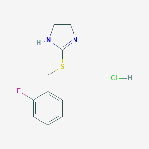 2-[(2-fluorobenzyl)thio]-4,5-dihydro-1H-imidazole hydrochloride图片