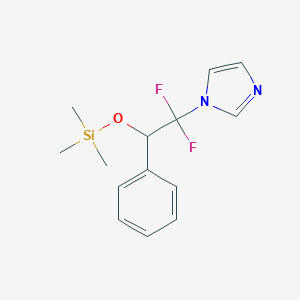 1-(1,1-Difluoro-2-phenyl-2-trimethylsiloxy-ethyl)-imidazole图片