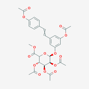 trans Resveratrol Penta-O-acetyl-3-β-D-glucuronide Methyl Ester图片